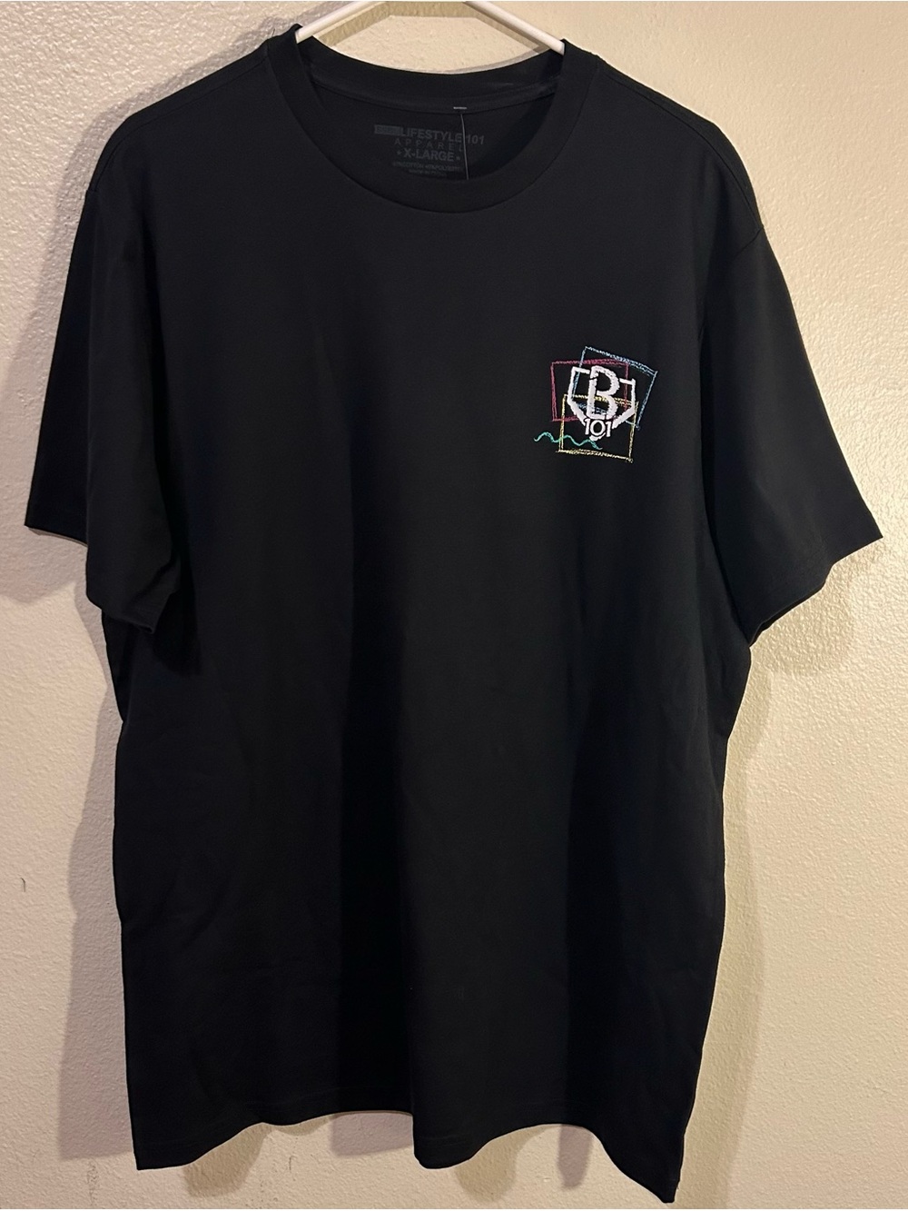 Baseball Lifestyle 101 Mens Black Chalkboard T-Shirt Size XL NWT